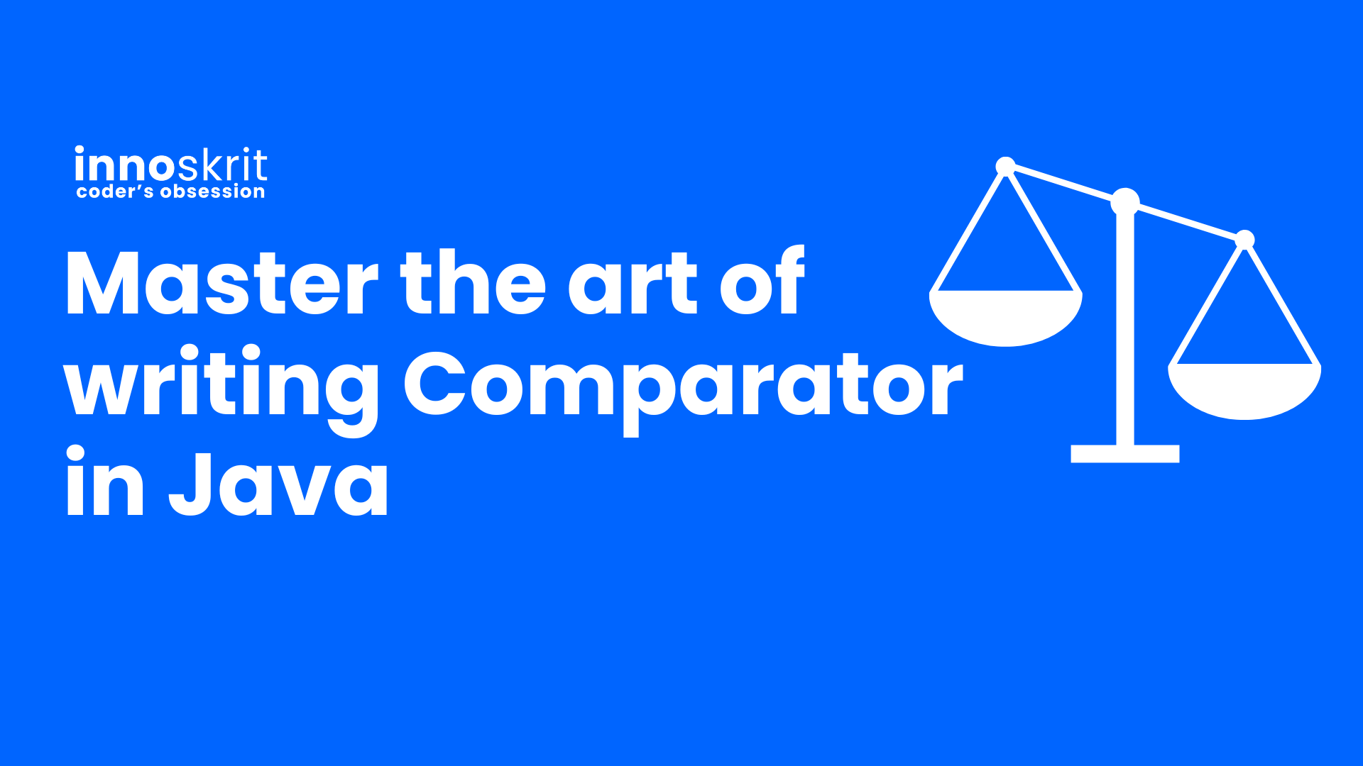 How to write Comparator in Java?